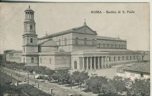 Roma v. 1918 Basilica di S. Paolo (AK1179)