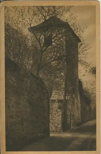 Naumburg v. 1924 Alter Wachturm an der Stadtmauer (AK1187)