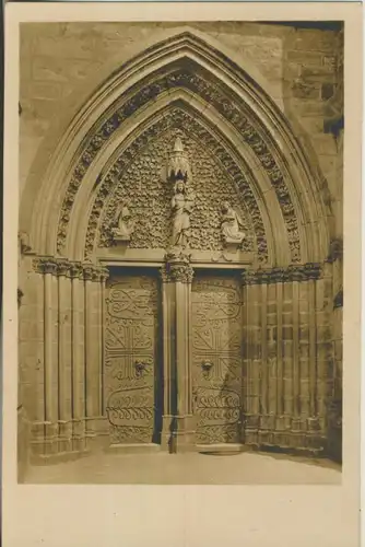 Marburg v. 1926 Elisdabethkirche - Westportal um 1270 (AK1191) 