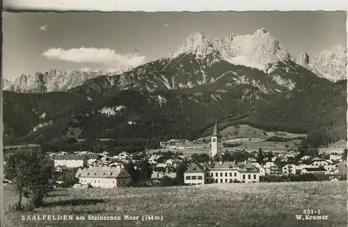 Saalfelden am Steinernen Meer v. 1965 Dorfansicht (AK1200)