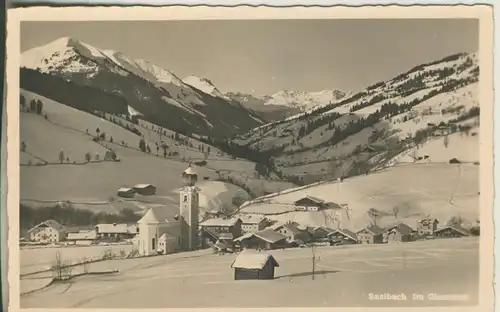 Saalbach v. 1964 Dorfansicht (AK1204) 