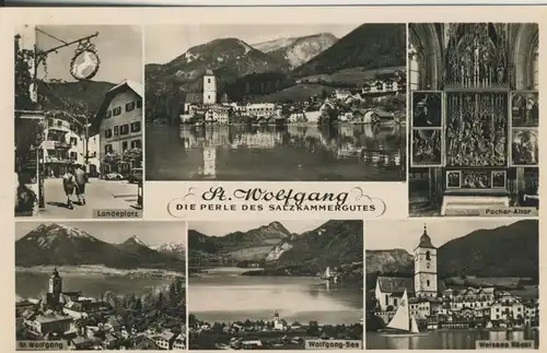 St. Wolfgang v. 1955 6 Ansichten (AK1223) 