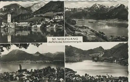 St. Wolfgang v. 1963 4 Ansichten (AK1224) 