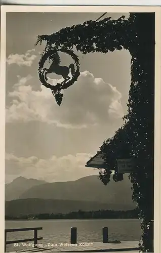 St. Wolfgang v. 1963 Gasthof \"Zum Weissen Rössl\" (AK1233)