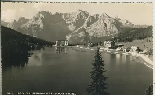 Lago di Misurina v. 1949 See und Hotel (AK1246)