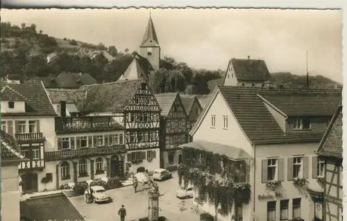 Bad Orb v. 1963 Der Marktplatz (AK1257)