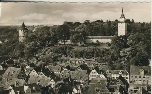 Biberach v. 1962 Teil-Stadt-Ansicht (AK1260