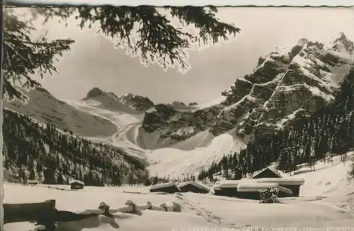 Stubai v. 1962 Alpenwirtschaft Schlicker Alm im Winter (AK1265)