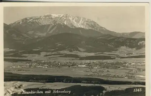 Neunkirchen v. 1962 Dorfansicht mit Schneeberg (AK1272)