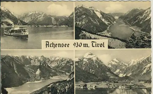 Achensee v. 1963 4 Ansichten (AK1289) 