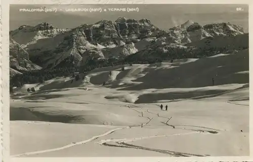 Pralongia v. 1963 Skigebiet und Berge (AK1293)