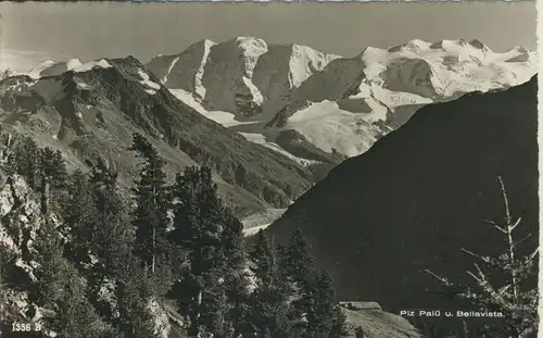 Piz Palü v. 1963 Landschaftsansicht (AK1295)