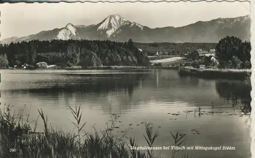 Villach v. 1961 Teil-Stadt-Ansicht mit See (AK1318) 