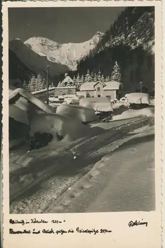 Mallnitz v. 1958 Pauemthal mit Blick gegen die Geiselspitze (AK1328)