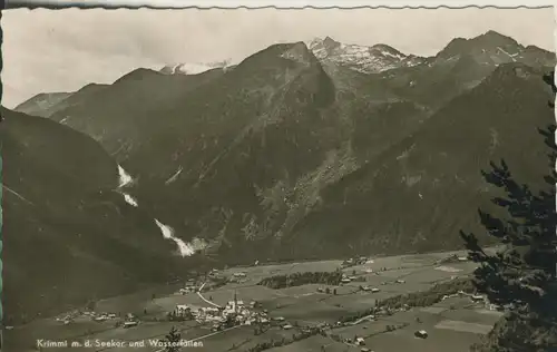 Krimml v. 1962 Dorfansicht im Tal (AK1338)
