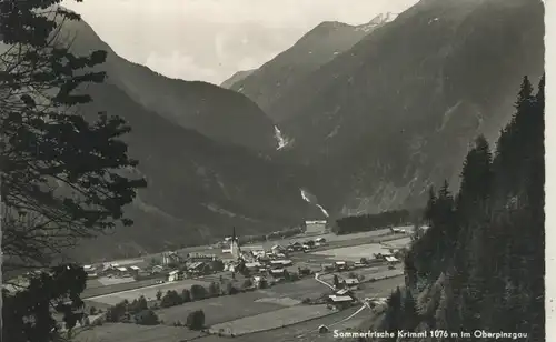 Krimml v. 1961 Dorfansicht im Tal (AK1339)