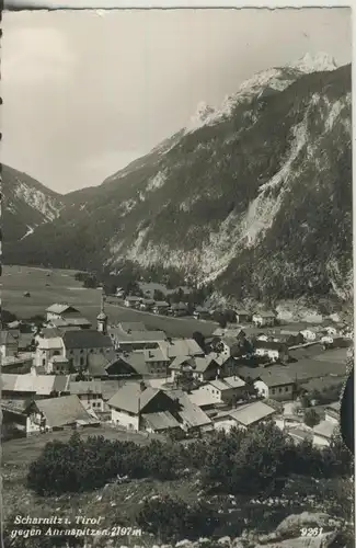 Scharnitz v. 1960 Teil-Dorf-Ansicht (AK1351)