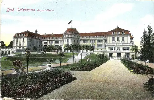 Bad Salzbrunn - Grand Hotel von 1919 (012AK)