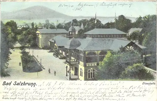 Bad Salzbrunn - Elisenhalle von 1905 (014AK)