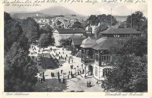 Bad Salzbrunn - Elisenhalle mit Hochwald von 1931 (018AK) 