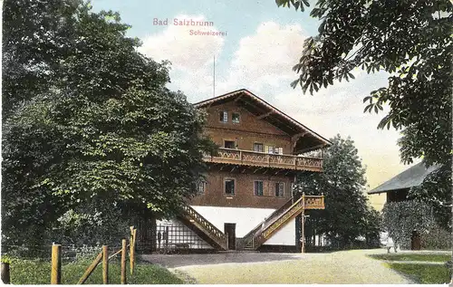 Bad Salzbrunn - Schweizerei \"Idahof\" von 1916 (020AK)