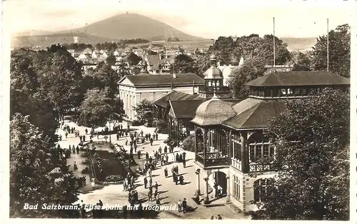 Bad Salzbrunn - Elisenhalle mit Hochwald von 1938 (023AK) 