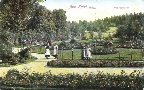 Bad Salzbrunn - Rosengarten von 1912 (029AK) 