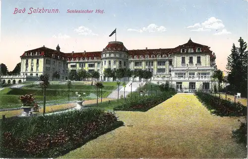 Bad Salzbrunn - Schlesischer Hof von 1916 (031AK) 