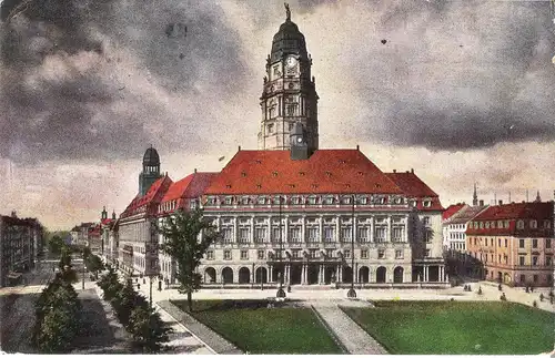 Dresden - Rathaus v. 1928 (040AK)