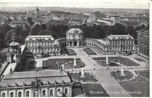 Dresden - Zwinger Totalansicht v. 1941 (058AK) 