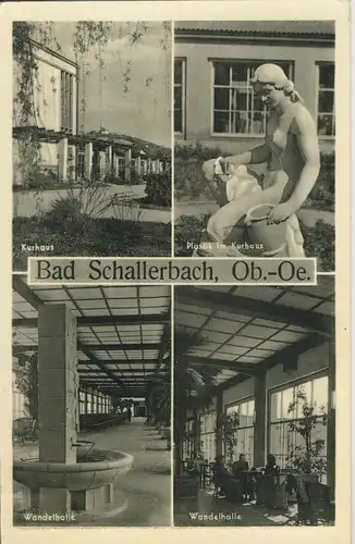 Bad Schallerbach v. 1961 4 Ansichten vom Kurhaus (AK1379)