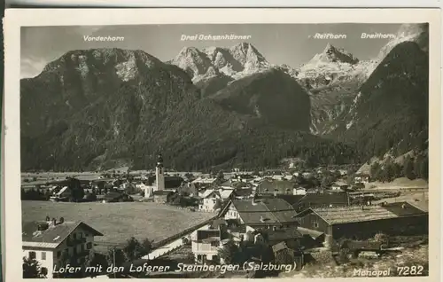 Lofer v. 1960 Stadtansicht (AK1382)