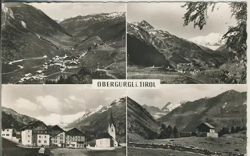 Obergurgl v. 1957 4 Ansichten (AK1394)