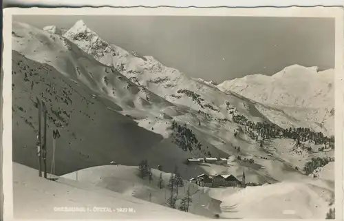 Obergurgl v. 1953 Alm in den Bergen (AK1396) 