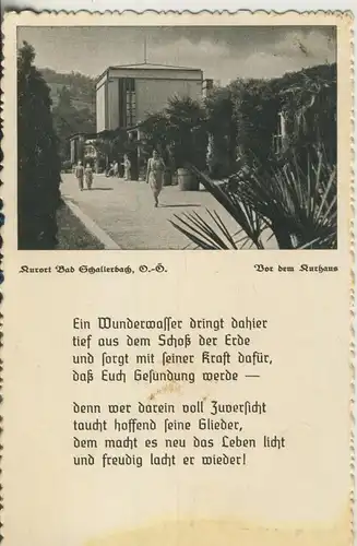 Bad Schallerbach v. 1963 Vor dem Kurhaus (AK1408) 