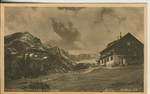 Garmisch-Partenkirchen v. 1926 Adolf Zoeppritz Haus (AK1428)