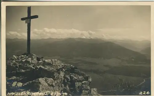 Garmisch-Partenkirchen v. 1928 Hafeleekarkreuz (AK1432)