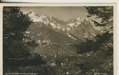 Partenkirchen v. 1965 Die Zugspitzgruppe (AK1446)