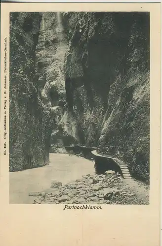 Partenkirchen v. 1904 Der Partnachklamm (AK1449) 