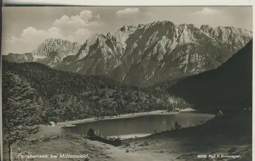 Mittenwald v. 1936 Ferchensee (AK1460) 