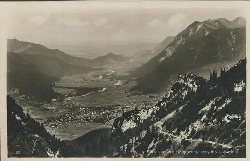 Garmisch-Partenkirchen v. 1960 Blick ins Loisachtal (AK1461)