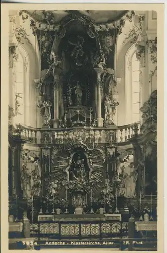 Andechs v. 1962 Klosterkirche Abdechs - Altar (AK1474)