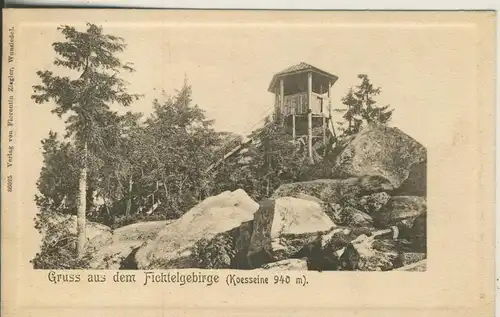 Fichtelgebirge v. 1904 Koesseine 940 m. (AK1479)