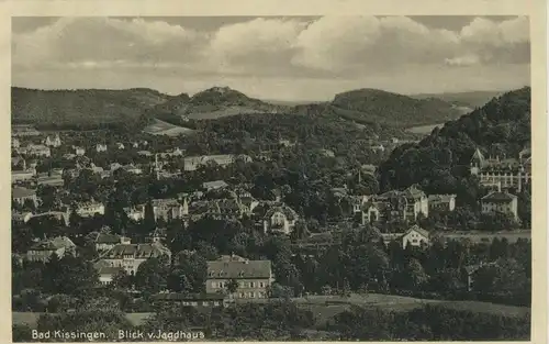 Bad Kissingen v. 1936 Teil-Stadt-Ansicht (AK1486)