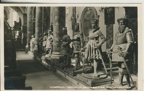 Innsbruck v. 1958 Hofkirche - Statuengruppe (AK1487)