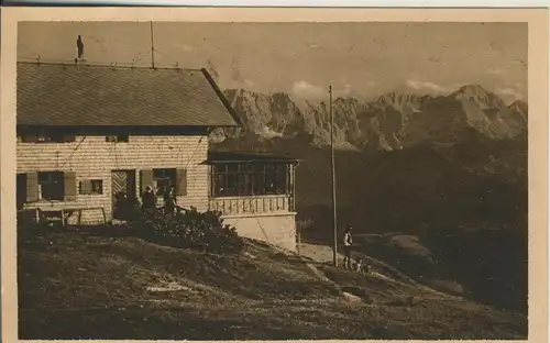 Garmisch-Partenkirchen v. 1934 Das Wankhaus (AK1498)