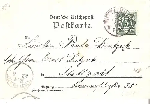 Gruss aus den Donauthal - 2Ansichten von 1898 (L006AK)