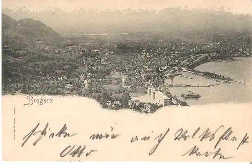 Bregenz - Stadtansicht von 1897 (L015AK)