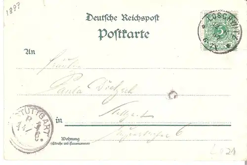 Gruss aus Dresden - 3 Ansichten von 1898 (L021AK)