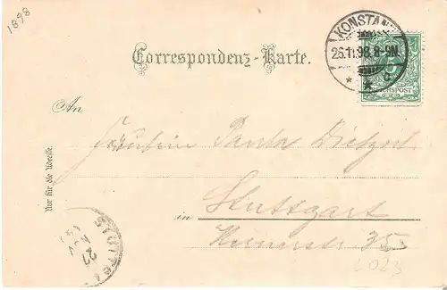 Gruss aus Bregenz - 3 Ansichten von 1898 (L023AK)